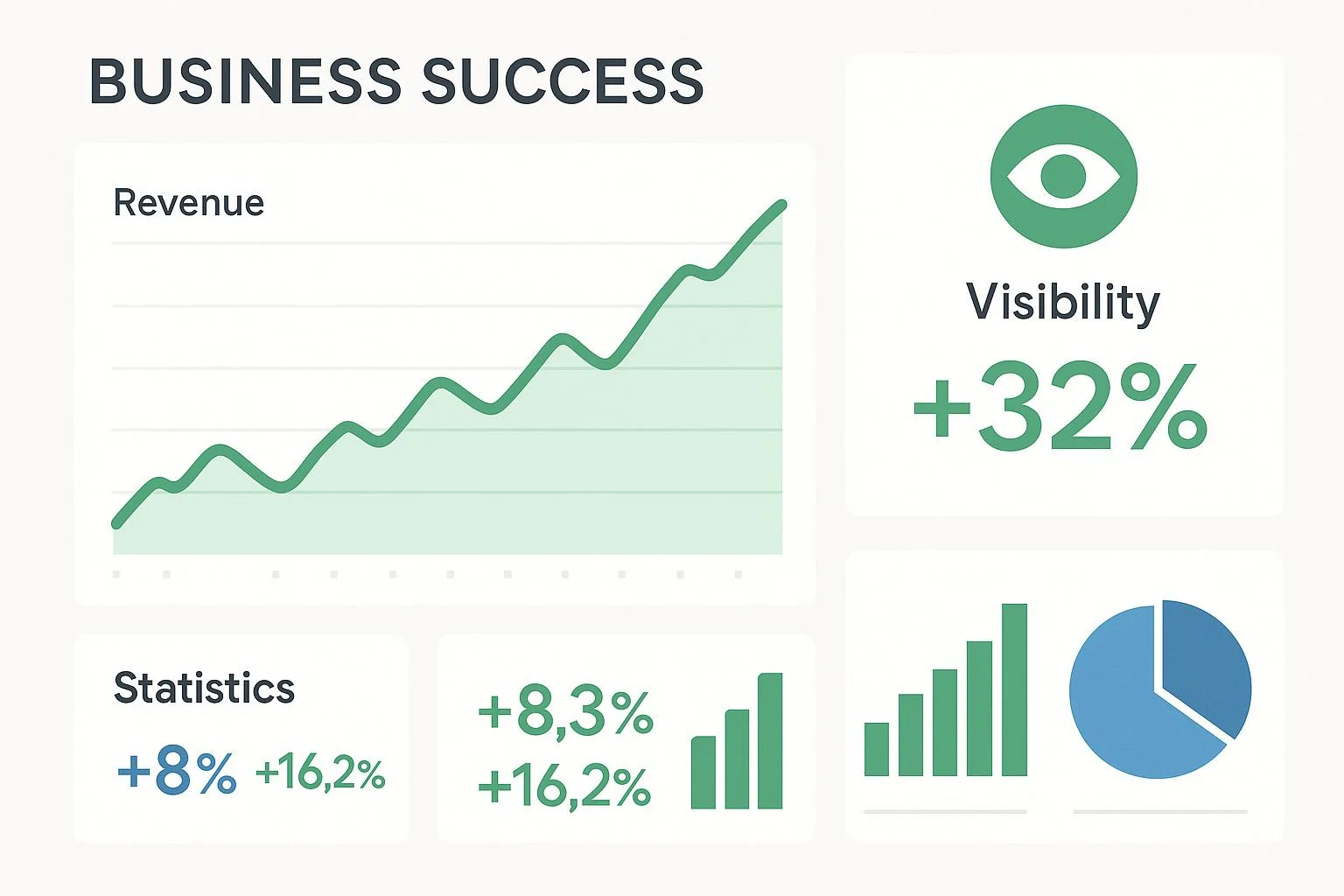 Real-world GEO case study results showing 573% increase in AI search visibility for B2B SaaS company over 6 months, with detailed metrics and implementation timeline